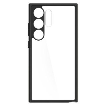 Hülle für Samsung Galaxy S24 Ultra Spigen Ultra Hybrid Case, mattschwarze Rückseite