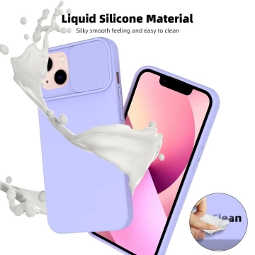 SLIDE-Hülle für Apple iPhone 15 Plus Lavendel