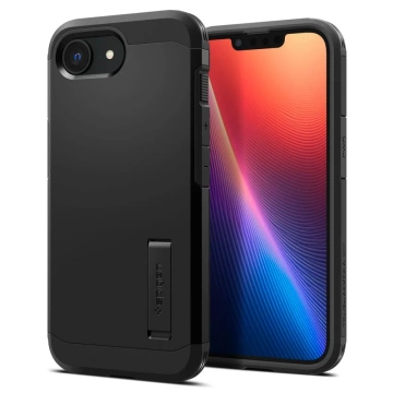 Etui für iPhone 16e Spigen Tough Armor Mag MagSafe Schwarz