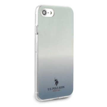 US Polo Gradient Pattern Collection Handyhülle iPhone 7/8/SE 2020 / SE 2022 blau/blau