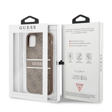 Etui Guess GUHCN614GDBR für iPhone 11 6,1" / Xr Hardcase 4G Stripe