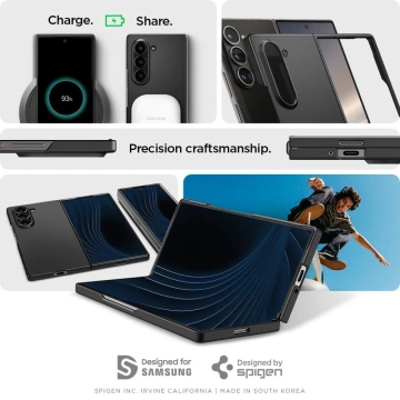 Etui Spigen AirSkin für Samsung Galaxy Z Fold 6 Schwarz