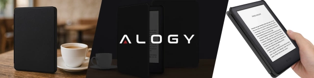 Etui ochronne na czytnik E-Book Alogy ProBook Cover obudowa do Kindle 11 / 12 2022 / 2024 (6") Czarne