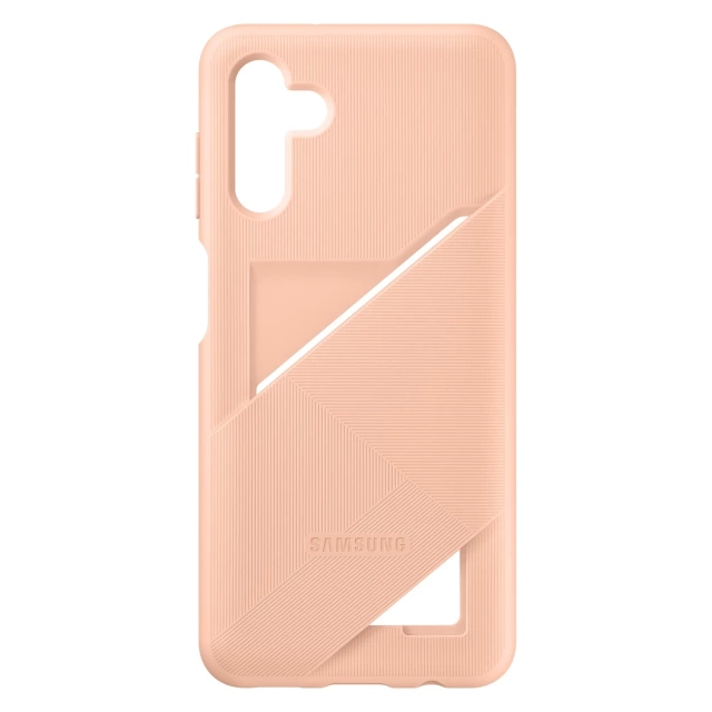 Samsung Card Slot Cover etui do Samsung Galaxy A13 5G silikonowy pokrowiec portfel na kartę brzoskwiniowy (EF-OA136TPEGWW)