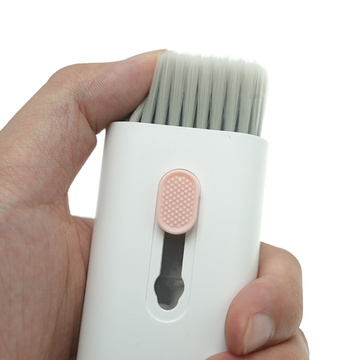 Cleaner Multifunktionales Reinigungsset für Airpods 7in1 Tastaturen Pink und Weiß