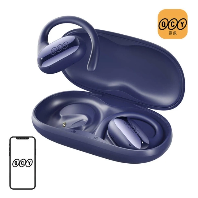 QCY T30 Crossky GTR2 Bluetooth-Kopfhörer, 28 Stunden, IPX5, ENC-Mikrofon – Blau