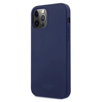 Ton-in-Ton-Hardcase-Telefonhülle aus Silikon für iPhone 12 Pro Max, Marineblau/Marineblau