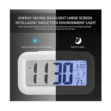 Wecker Trusty Large LCD Schwarz ZG21