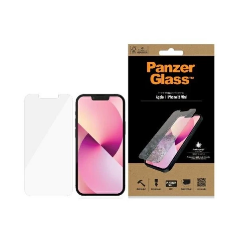 Szkło PanzerGlass Standard Super+ do iPhone 13 Mini 5,4" Antibacterial 2741