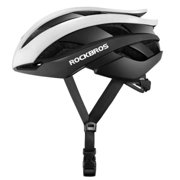 Rockbros 10110004002 Fahrradhelm, Größe M – Weiß und Schwarz
