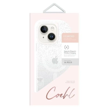 EtuicUNIQ Coehl Lumino do iPhone 14 Plus 6,7" srebrny/funkelndes Silber
