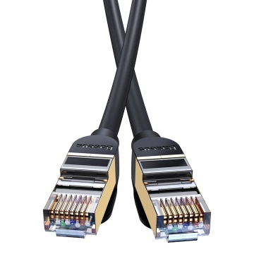Baseus Speed ​​Seven Netzwerkkabel RJ45 10Gbps 0,5m schwarz (WKJS010001)