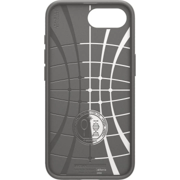 Spigen Liquid Air Hülle für iPhone 16E Marble Gray TPU mit Air Cushion