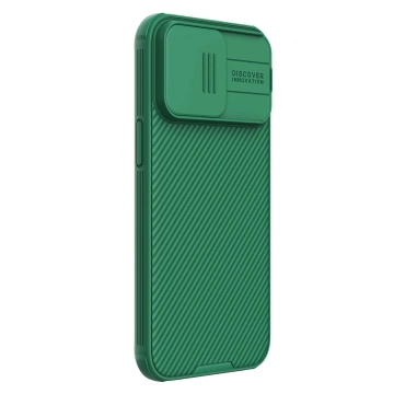 Nillkin CamShield Pro magnetische Hülle für iPhone 15 Pro mit Kameraschutz – Grün
