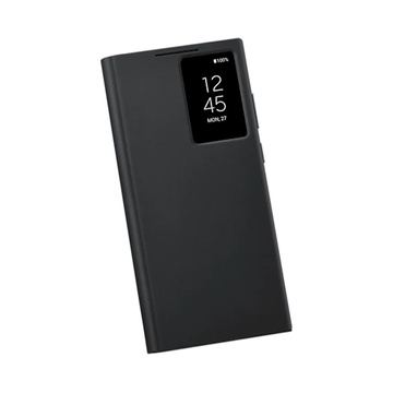 Oryginalne etui Samsung Clear View Cover z klapką do Samsung Galaxy S22 Ultra Czarny