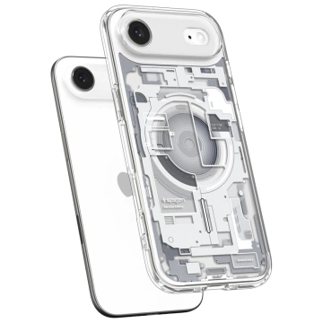 Etui Spigen Ultra Hybrid Mag MagSafe do iPhone 17 Air Zero One Biały