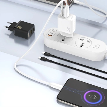Ładowarka sieciowa Dudao A27 25W GaN USB-C | Kompaktowa, Szybka - Czarna