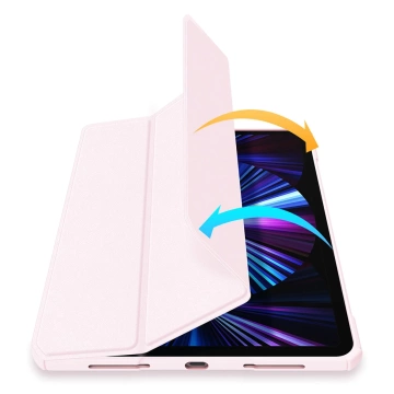 Dux Ducis Copa Hülle für iPad Pro 11 '' 2020 / iPad Pro 11 '' 2018 / iPad Pro 11 '' 2021 Smart Cover mit Ständer Pink