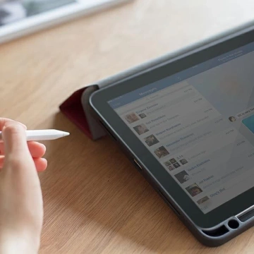 UNIQ Hülle für Transforma Rigor iPad Air 10,9 (2020) rot / korallenrot Atnimicrobial