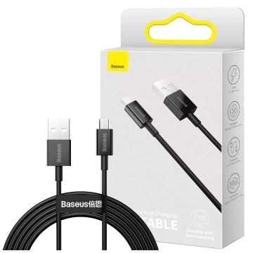 Kabel USB do micro USB Baseus Superior Series, 2A, 2m (schwarz)
