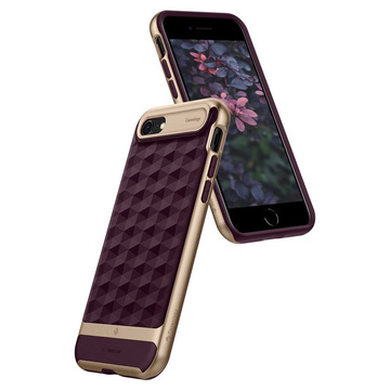 Etui Caseology Parallax für Apple iPhone 7 / 8 / SE 2020 / 2022 Burgund