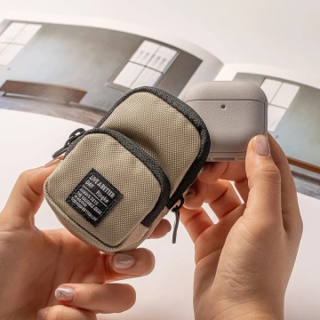 Etui do Apple AirPods 4 Ringke Onyx MagSafe Sage Green + Karabińczyk