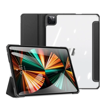 Dux Ducis Copa Hülle für iPad Pro 12.9 '' 2021/2020/2018 Smart Cover mit Ständer schwarz