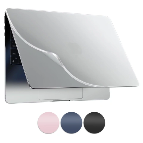 Schutzhülle für Apple MacBook Pro 16 - M1/M2/M3/M4 2021-2024 2025 Alogy AirGuard™ Flexible Hülle Matt Transparent Weiß