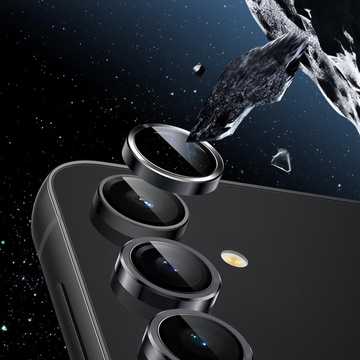 Glas für Samsung Galaxy S23 FE Kameraschutz Objektiv 3mk Lens Protection Pro Schwarz Schutzhülle