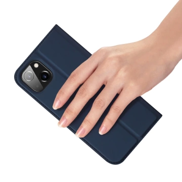 Dux Ducis Skin Pro Holster Flip Cover für iPhone 14 Plus blau