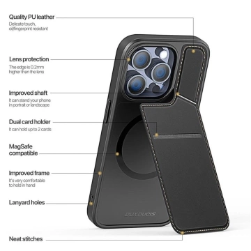 DUX DUCIS Rafi II Mag – Rückseite mit Ständer, kompatibel mit MagSafe für iPhone 15 Pro