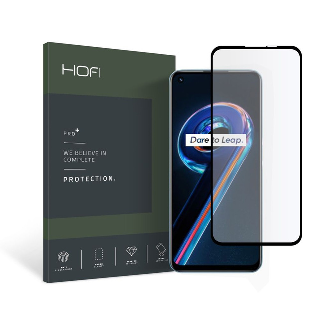 Gehärtetes Glas Hofi Glass Pro für Realme 9 Pro Black