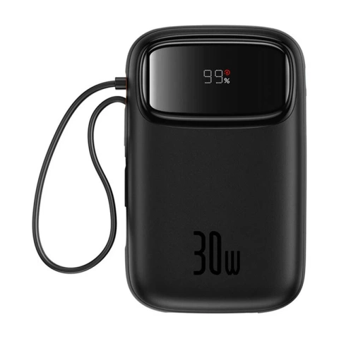 Powerbank Baseus QPow 2 10000mAh 30W 2xUSB-C Czarny