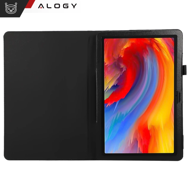 Etui do Lenovo Tab K11 K11E 11” M11 10.95" TB330FU/TB330XU/TB331FC stojak pokrowiec obudowa z klapką na tablet Case Alogy Czarne