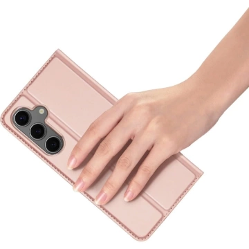 Etui Kabura do Samsung Galaxy S25 Dux Ducis Skin Pro Różowa