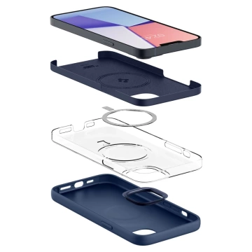Etui Spigen Silicone Fit Mag MagSafe do Apple iPhone 14 Plus Navy Blue