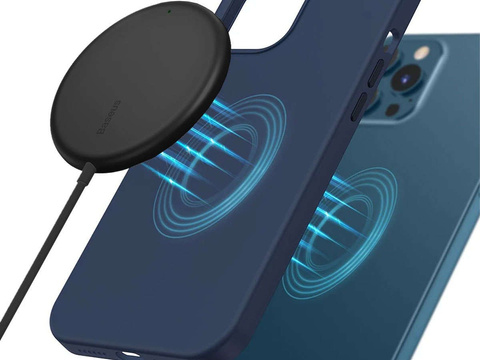 Baseus Magnetisches Qi-Ladegerät für iPhone 12 15W Schwarz