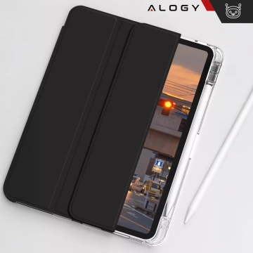 Hülle für iPhone 14 Pro Mag Safe Matt Case Cover matt Alogy Ring gepanzerte Handyhülle Schwarz