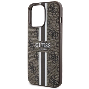 Etui Guess GUHMP13LP4RPSW für iPhone 13 Pro / 13 6,1" Hardcase 4G bedruckte Streifen MagSafe