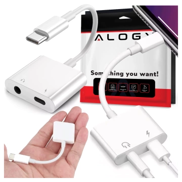 HUB-Splitter Alogy-Adapter für Computer-Laptop mit USB-C auf 3x USB-A 2.0 1x USB-A 3.0 Grau
