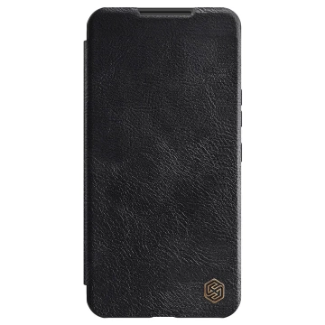 Nillkin Qin Leather Pro Case Case für Samsung Galaxy S22 Kameraschutz Holster Cover Flip Cover Schwarz