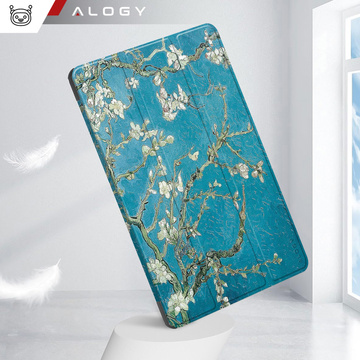 Hülle für Lenovo Tab M11 10,95" TB330FU / TB330XU / TB331FC Tablet Cover Case Alogy Buchcover Blühender Mandelbaum (Van Gogh)