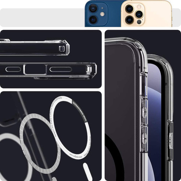 Etui Spigen Ultra Hybrid Mag für Apple iPhone 12/ 12 Pro Schwarz