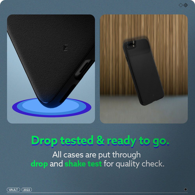 Etui Caseology Vault do Apple iPhone 7 / 8 / SE 2020 / 2022 Matte Black