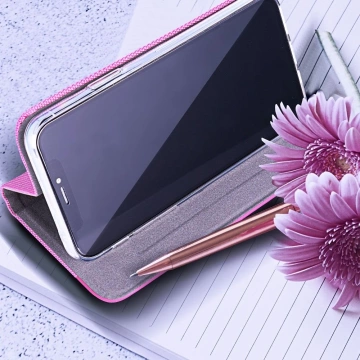 SENSITIVE Book Case für Samsung Galaxy S24 FE Rosa Ständer