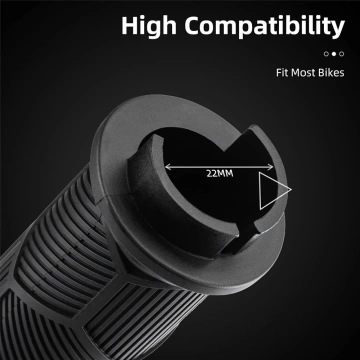 Rockbros 40720007003 Fahrradgriffe mit Reflektor – Blau