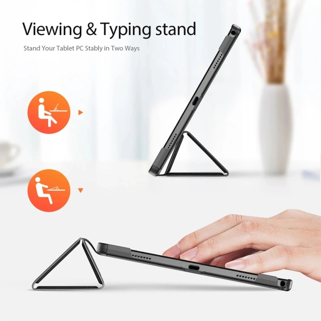 Etui Dux Ducis Domo z klapką i smart sleep do Lenovo Tab K11 / K11E 11” i M11 - czarne