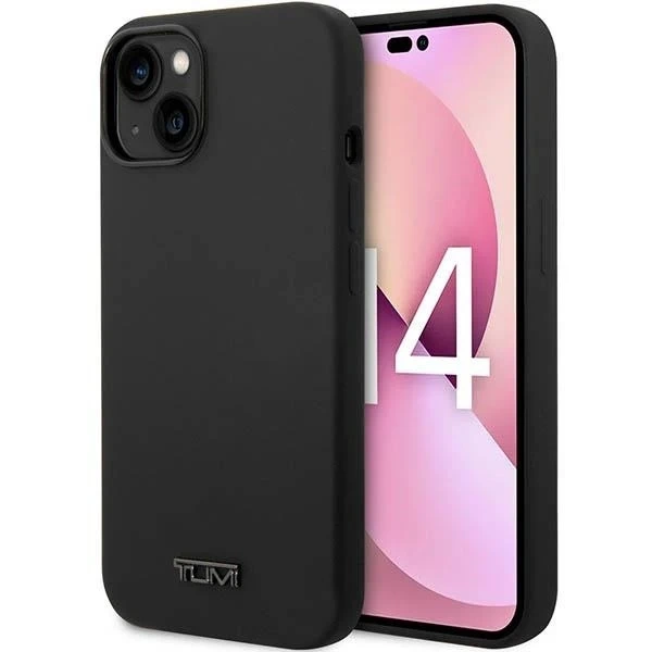 Tumi Liquid Silicone Hardcase für iPhone 14 Plus schwarz/schwarz