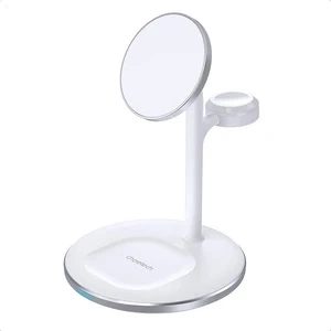Ładowarka MagSafe 3w1 do iPhone Apple Watch AirPods Choetech Biała