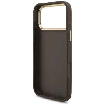 Etui Guess 4G Big Classic Logo Big Strap Metal Buttons do iPhone 17 Pro Max Brązowy